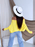 ELYNDI sweater "SYMMETRY 37709" - YELLOW